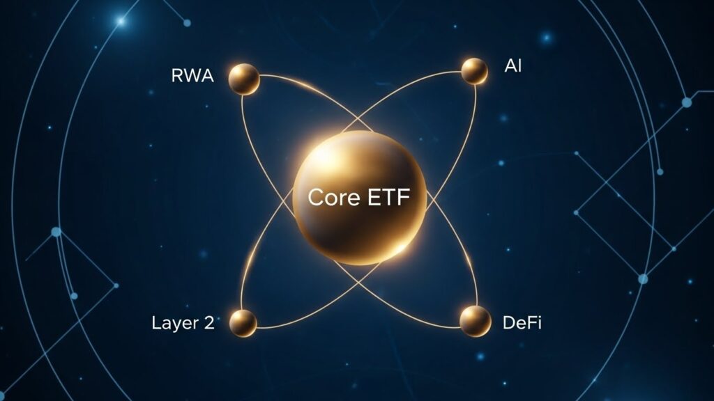 코어 새틀라이트 투자 모델 구조
