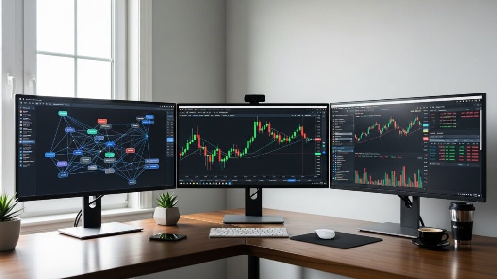 ETF 및 블록체인 자산 배분 연구소 메인 비주얼